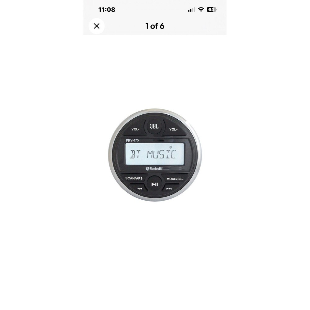 JBL PRV 175 Marine / All-Environment Bluetooth Stereo Receiver – New in Box